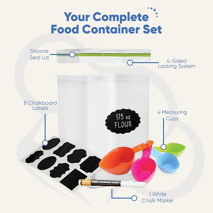 Chef's Path Large Airtight Food Storage Containers - Image 2