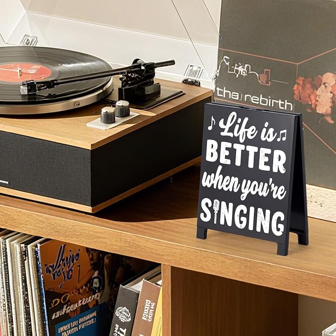 Life Is Better When You're Singing Music Desk Sign - Image 4