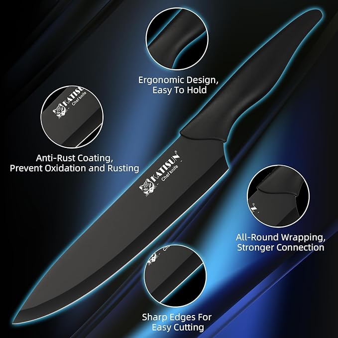 16 Pieces Kitchen Knife Block Set - Image 3