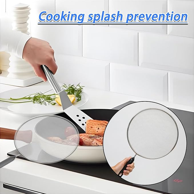 3 Pcs Splatter Screen for Frying Pan - Image 4