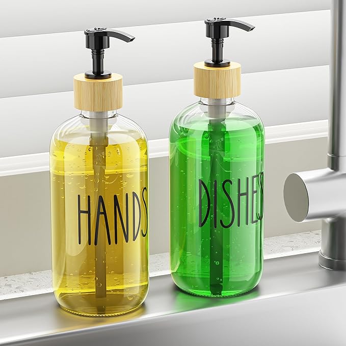 Cisily Dish Soap Dispenser Set - Image 2