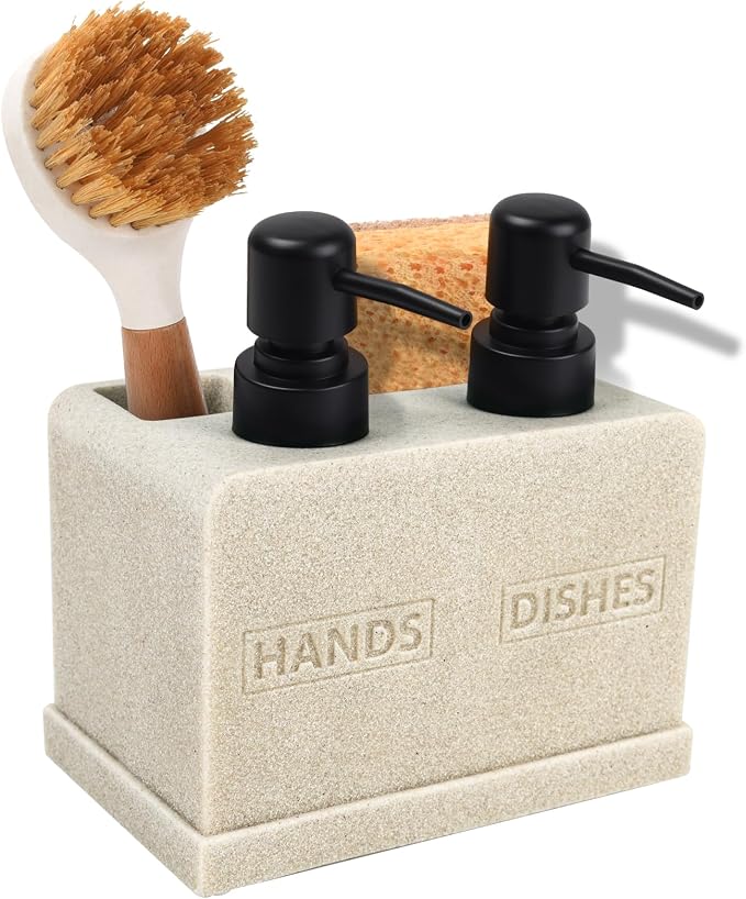 Hand and Dish Soap Dispenser Set by Deobath