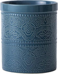 Fun Elements Kitchen Utensil Holder, 7.2" Super Large Utensil Crock Heavy and by IntoYourHouseOntoYourTable