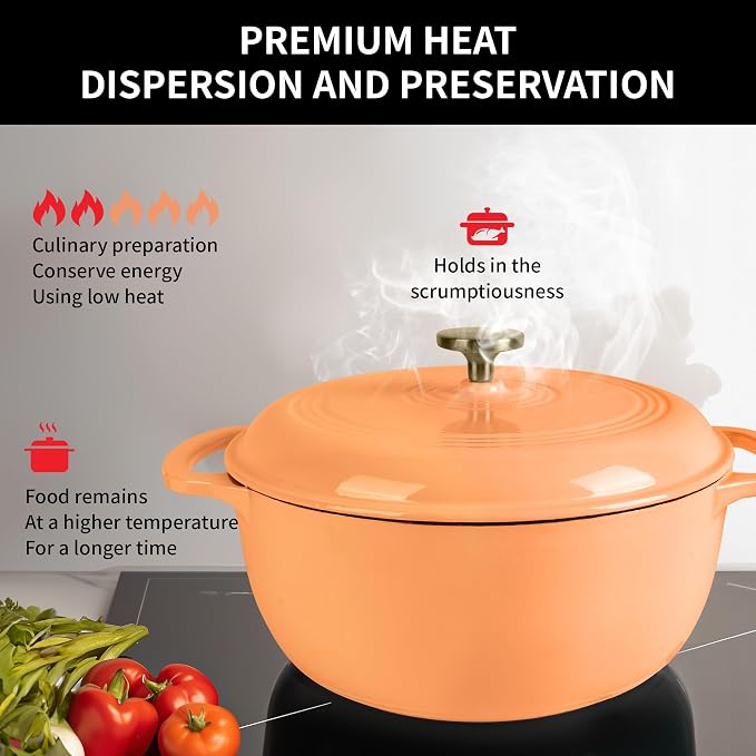 Premium Enameled Cast Iron Dutch Oven - Image 5