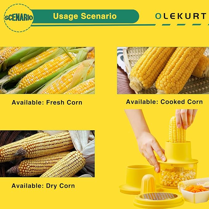 Corn Cob Stripper Tool, Corn Peeler - Image 2