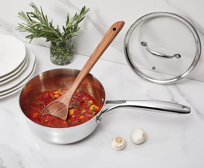 KEAWELL K3 Premium 2-Quart Tri-Ply Stainless Steel Saucepan - Image 3