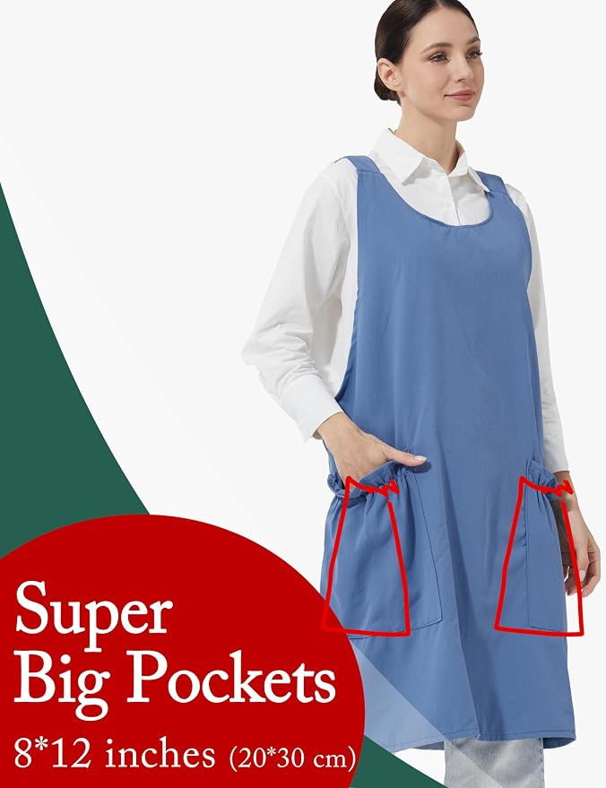 Cozy Adjustable Cross Back Aprons - Image 2