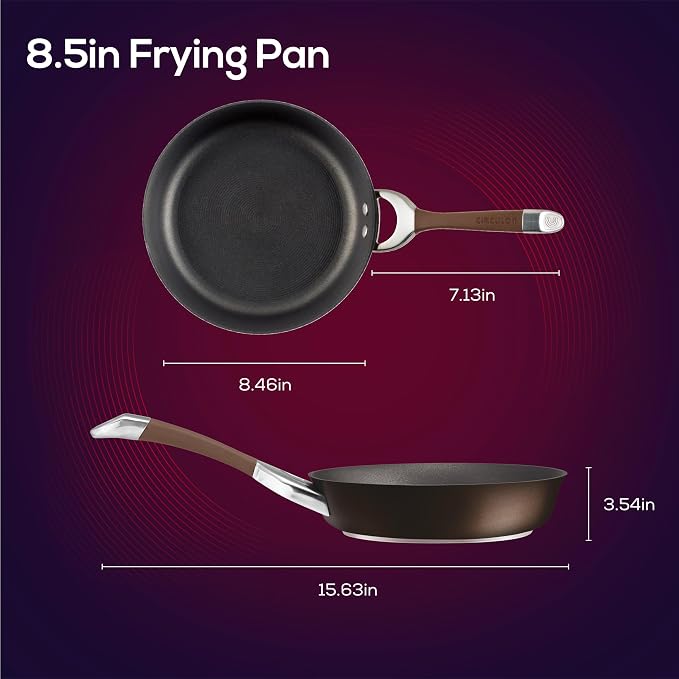Circulon Symmetry Hard-Anodized Nonstick Frying Pan - Image 3