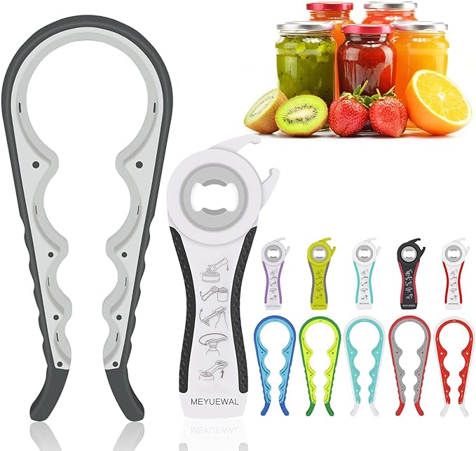 Jar Opener Bottle Opener for Weak Hands, 5 in 1 Multi-Function Can Opener by Unknown
