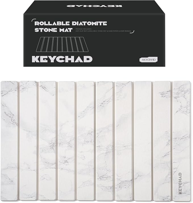 KEYCHAD Large Stone Drying Mat for Kitchen Counter - Image 8