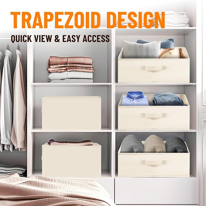 Criusia Closet Organizers Bins 8 Pack - Image 4