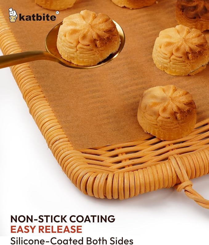 Katbite Air Fryer Disposable Paper Liners 200 Pcs, 9x11 Inch, Oil Resistant & - Image 6