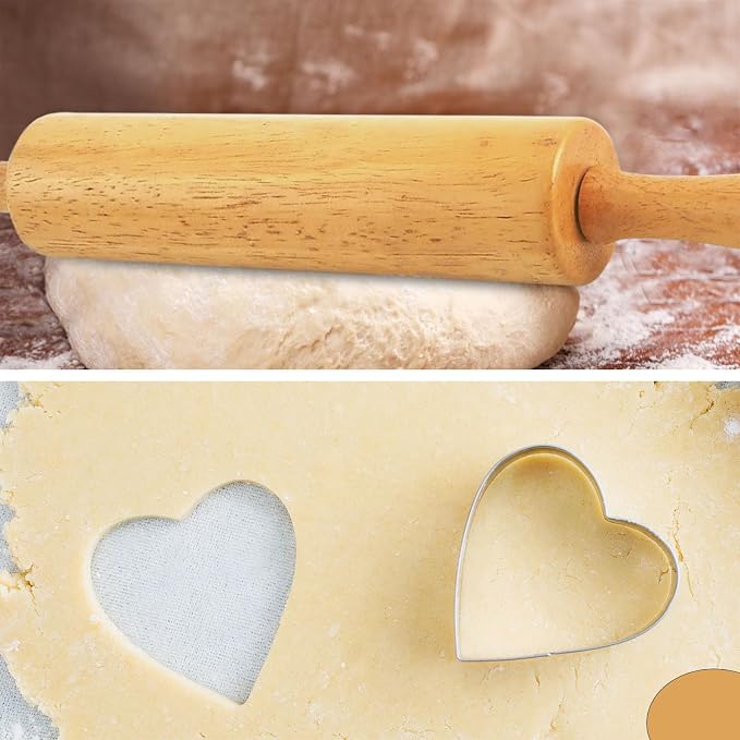 Wooden Rolling Pin 17.6 Inch - Image 8