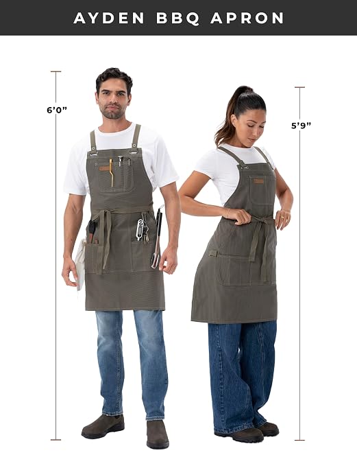 Chef Works Unisex Ayden Grill Apron - Image 3