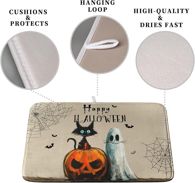 Happy Halloween Dish Drying Mat - Image 3