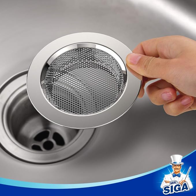 MR.SIGA Kitchen Sink Strainer, Stainless Steel Sink Drain Strainer, Dishwasher - Image 7