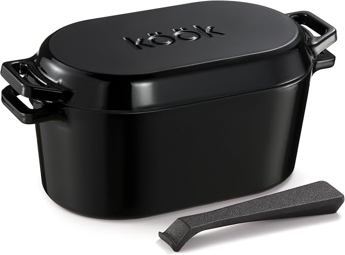 KooK Dutch Oven, for Bread Baking, Sourdough Loaf Pan, by Kook