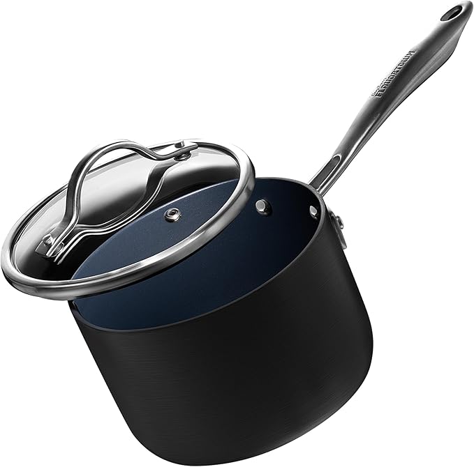 Guy Fieri's Flavortown Laser Titanium 2-Quart Sauce Pan by GuyFierisFlavortown
