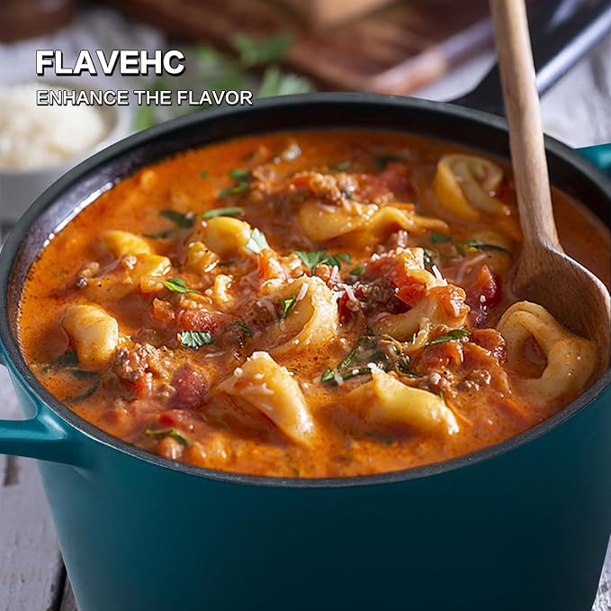 Flavehc Dutch Oven Pot with Lid 1.8 qt Cast Iron Dutch Oven - Image 7
