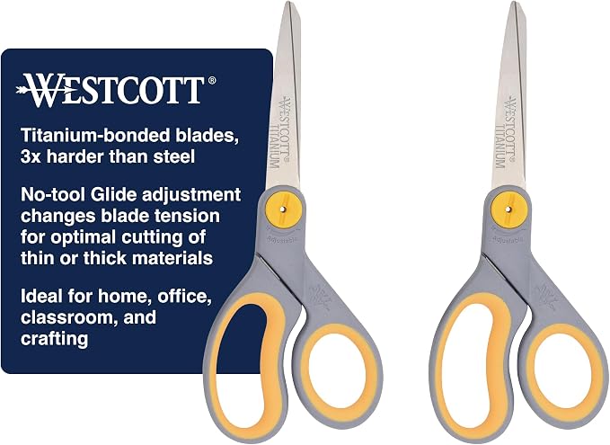 Westcott 8” Titanium Bonded Scissors by Westcott
