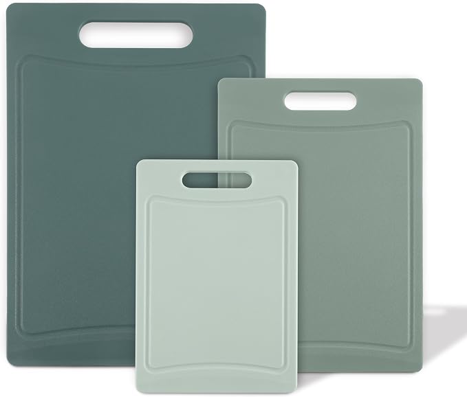 COOK WITH COLOR Non-Slip Cutting Board Set – Kitchen Essentials with Easy Grip - Image 8