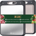 GUANCI Cutting Board for Kitchen Double Sided 304 Stainless Steel Chopping by GUANCI