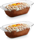 Libbey Baker’s Premium 2 Piece Glass Baking Dish Set, Space Saving Glass by Libbey