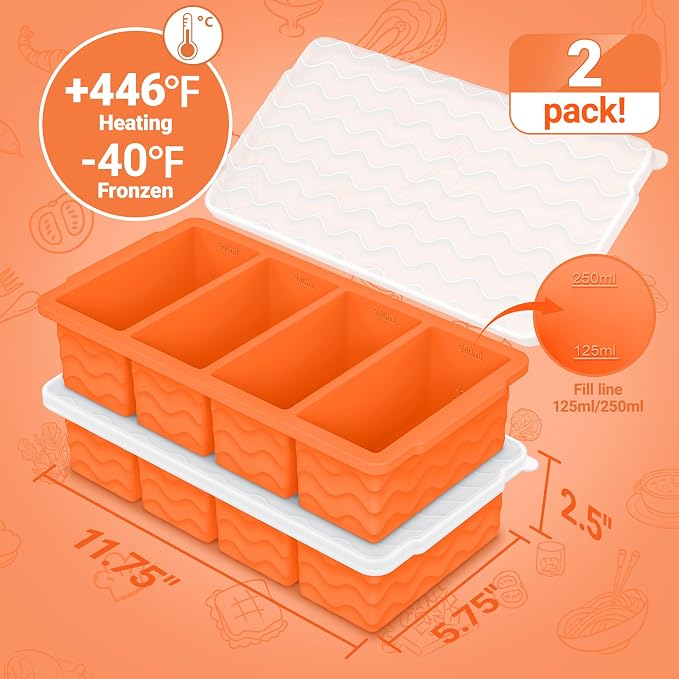 Doasuwish Silicone Freezer Tray - Image 2