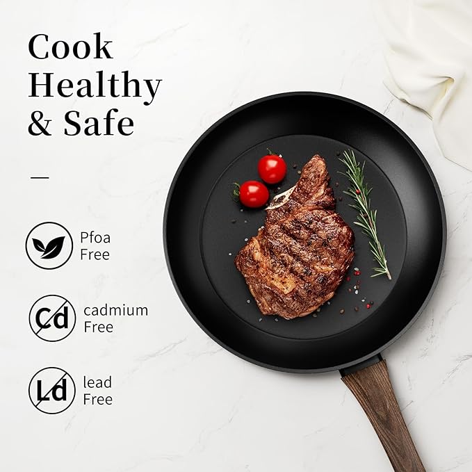 Innerwell Non Stick Frying Pan, Frying Pan Nonstick Egg Pan Non Toxic, Small - Image 7