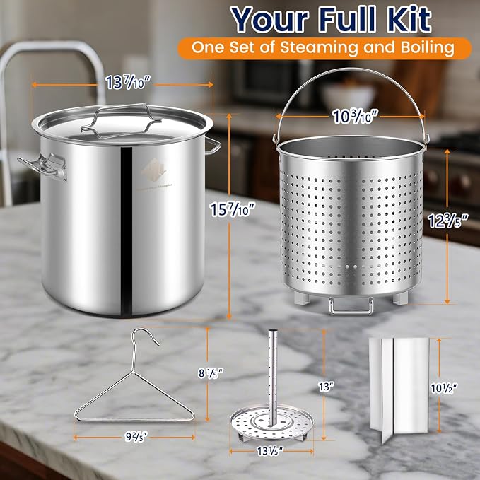 ARC Advanced Royal Champion 40QT Stainless Steel Stockpot - Image 2