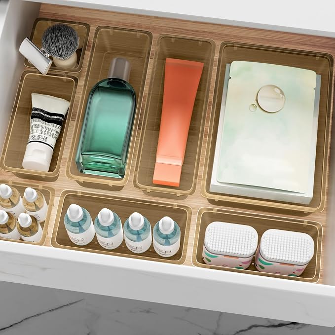 ElegantArray 12 PCS Drawer Organizer Set, 4 Sizes Tool Storage Trays - Image 8