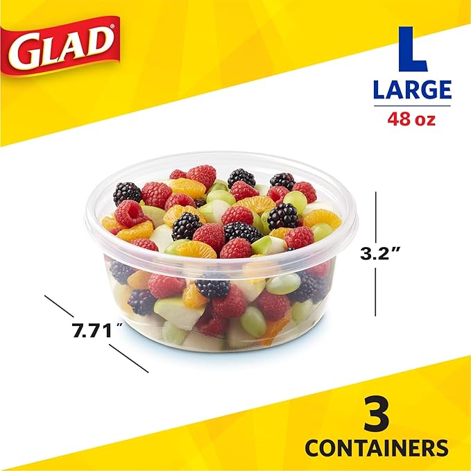 Glad GladWare Big Bowl Food Storage Containers - Image 6