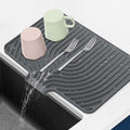 GUUKIN Dish Drying Mat, 14.7"x10.2" Drying Matt Kitchen Counter, Non-Slip by GUUKIN
