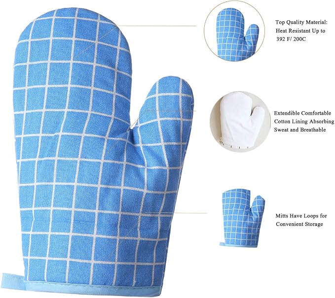 Oven Mitts and Potholders BBQ Gloves-Oven Mitts and Pot Holders - Image 2