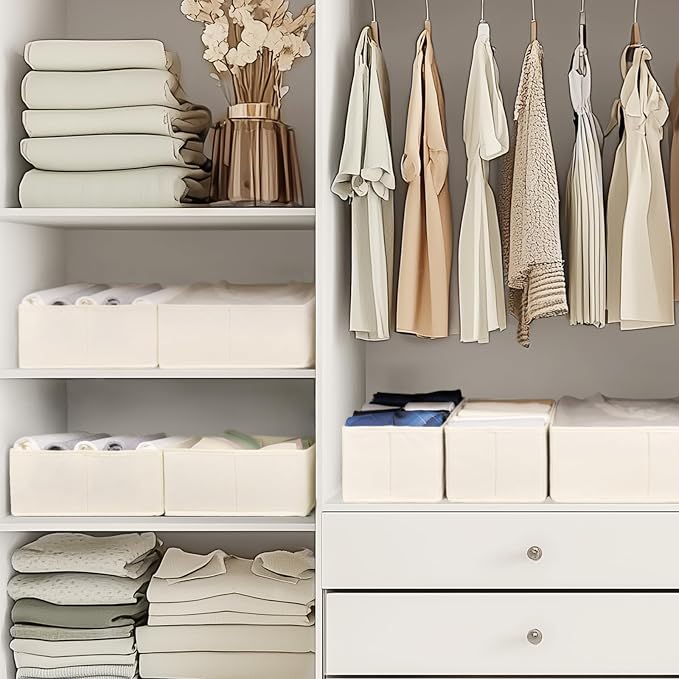 Criusia Drawer Organizer Clothes, 10 Pack Dresser Organizer - Image 7