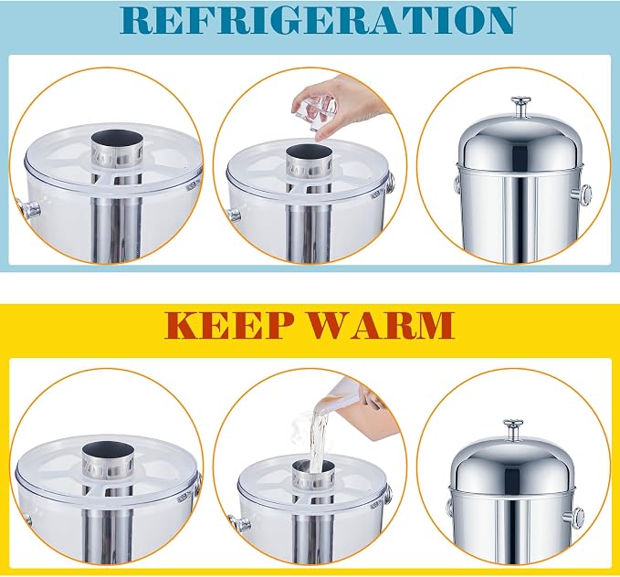 Gisafai 3 Pcs 2 Gallon Drink Dispensers - Image 5