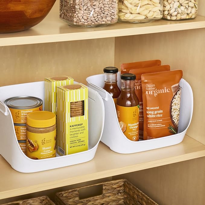 YouCopia ShelfBin Stacking Pantry Bins, Stackable Storage Basket Organizers - Image 6