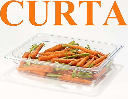 CURTA 6-Pack 1/2 Size 2.5" Deep NSF Polycarbonate Food Pans | Dishwasher & - Image 7