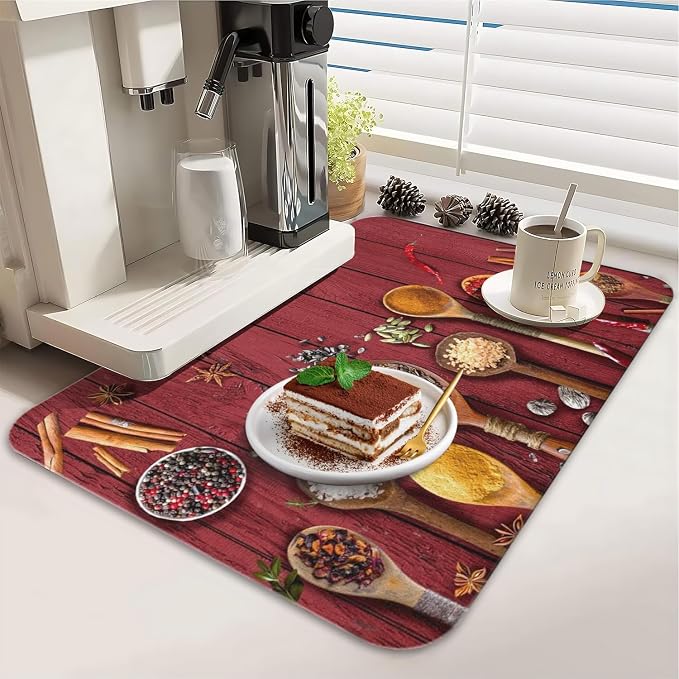 Dish Drying Mat for Kitchen Counter 2 Pack - Image 3