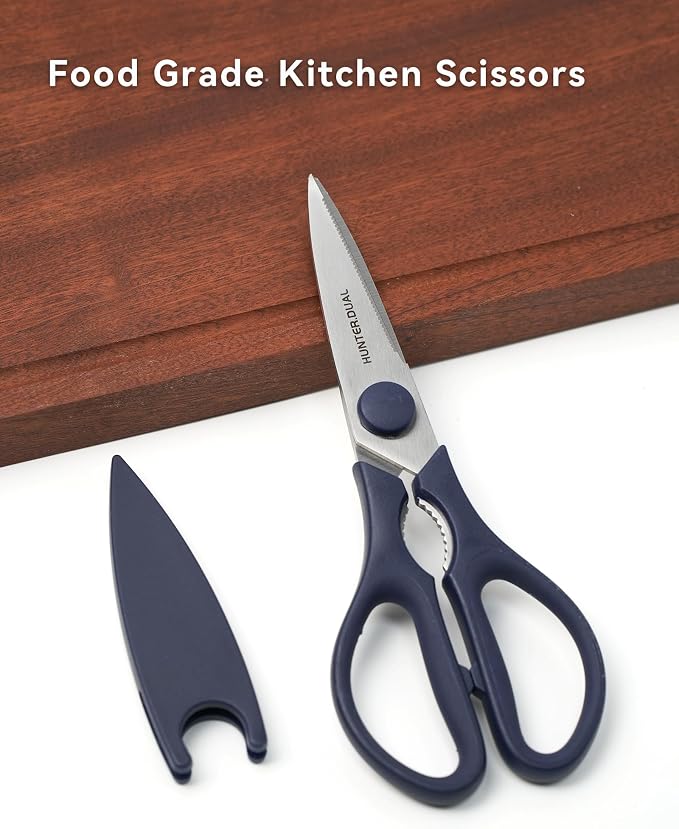 Kitchen Scissors for Food, HUNTER.DUAL Heavy Duty Come Apart Poultry Shears for - Image 7
