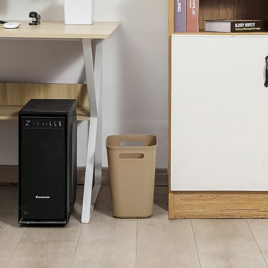UUJOLY Plastic Small Trash Can Wastebasket, Garbage Container Basket - Image 5
