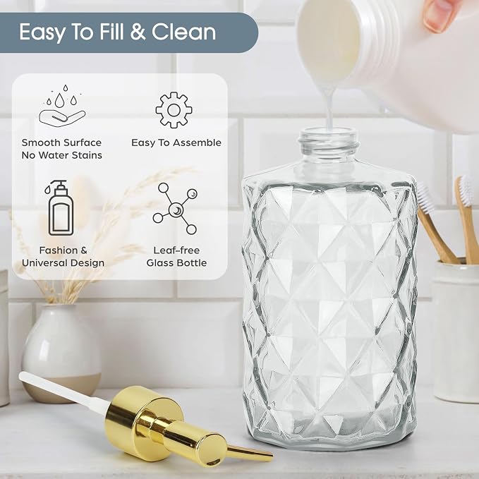 Topsky Glass Soap Dispenser - Image 2