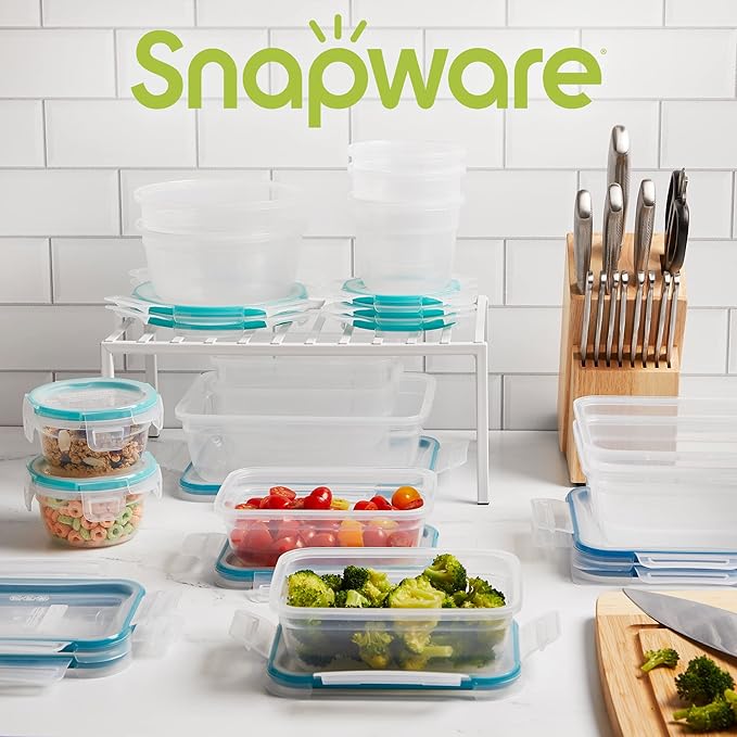 Snapware Plastic Total Solutions Food Storage Containers Set, Airtight & - Image 6