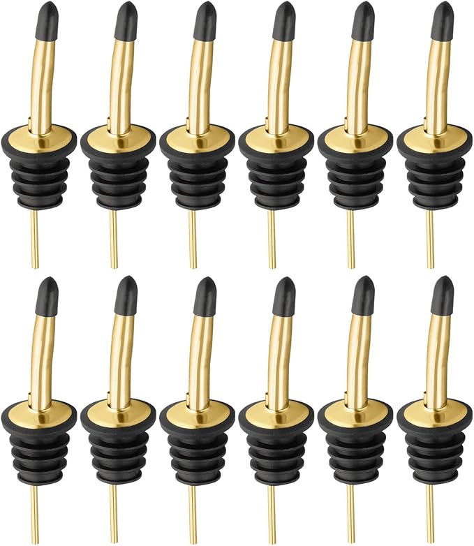 Pafusen 12 Pack Liquor Bottle Pourers, Liquor Pour Spout by Pafusen