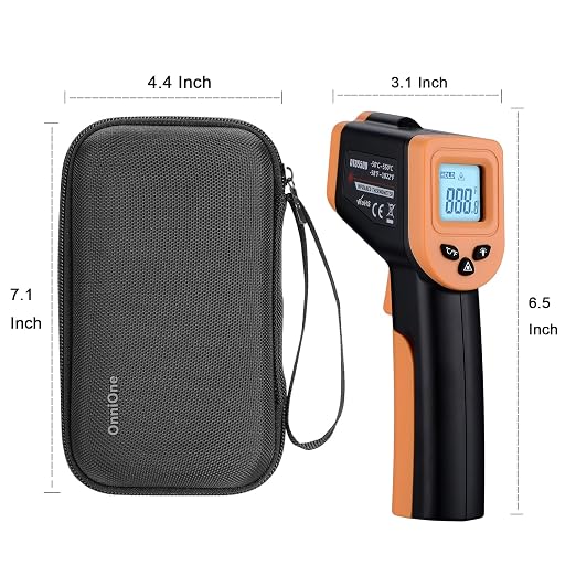 Infrared Thermometer Gun for Cooking, OnniOne Laser Thermometer Gun for - Image 7