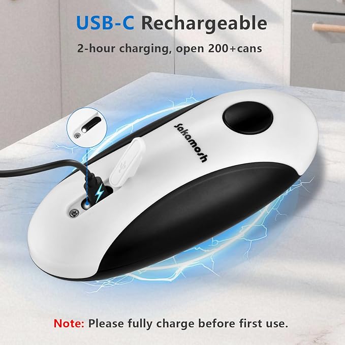 SAKAMOSH Rechargeable Can Opener Electric - Image 2