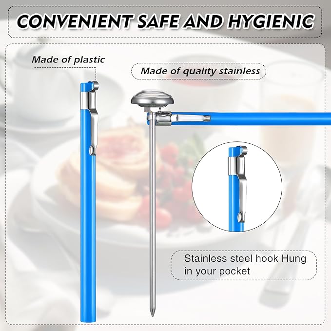 Xuhal 6 Pcs Stainless Steel Kitchen Thermometer - Image 5