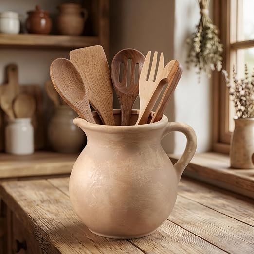 Potchen Rustic Kitchen Utensil Holder - Image 2