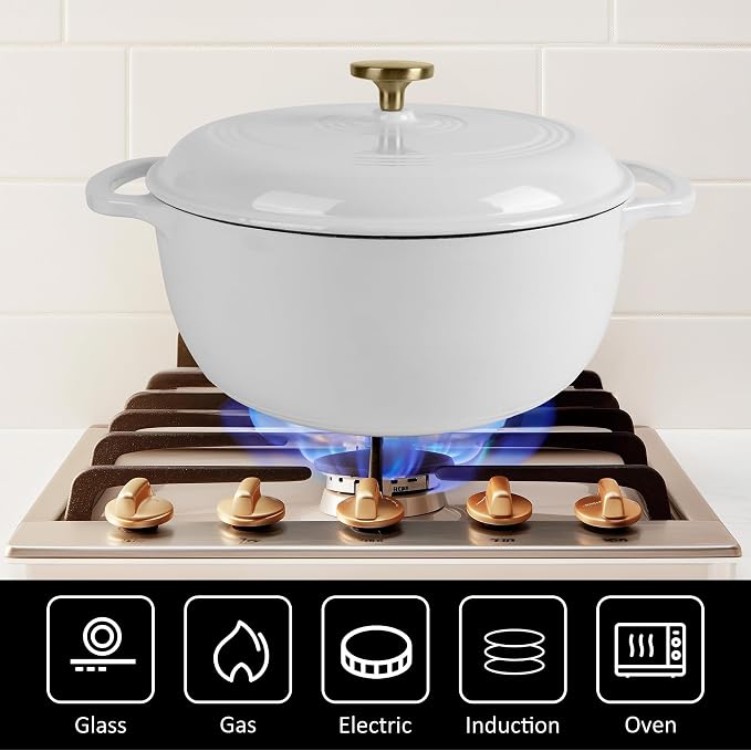 Premium Enameled Cast Iron Dutch Oven - Image 5