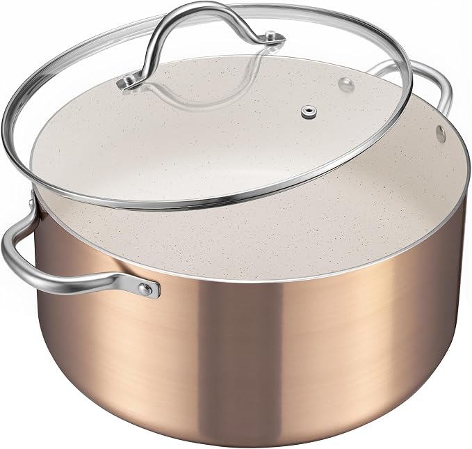 BEZIA 8 Quart Nonstick Stock Pot by BEZIA